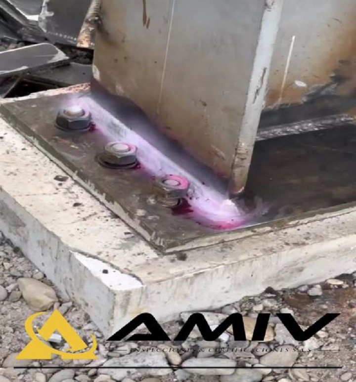 Inspección de Ensayos No Destructivos por Líquidos Penetrantes